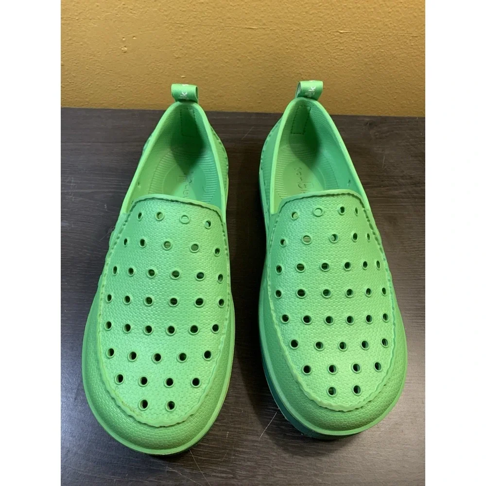 Sanuk Green Water Shoes Slip‎ On Casual Loafers Women's 8-8.5